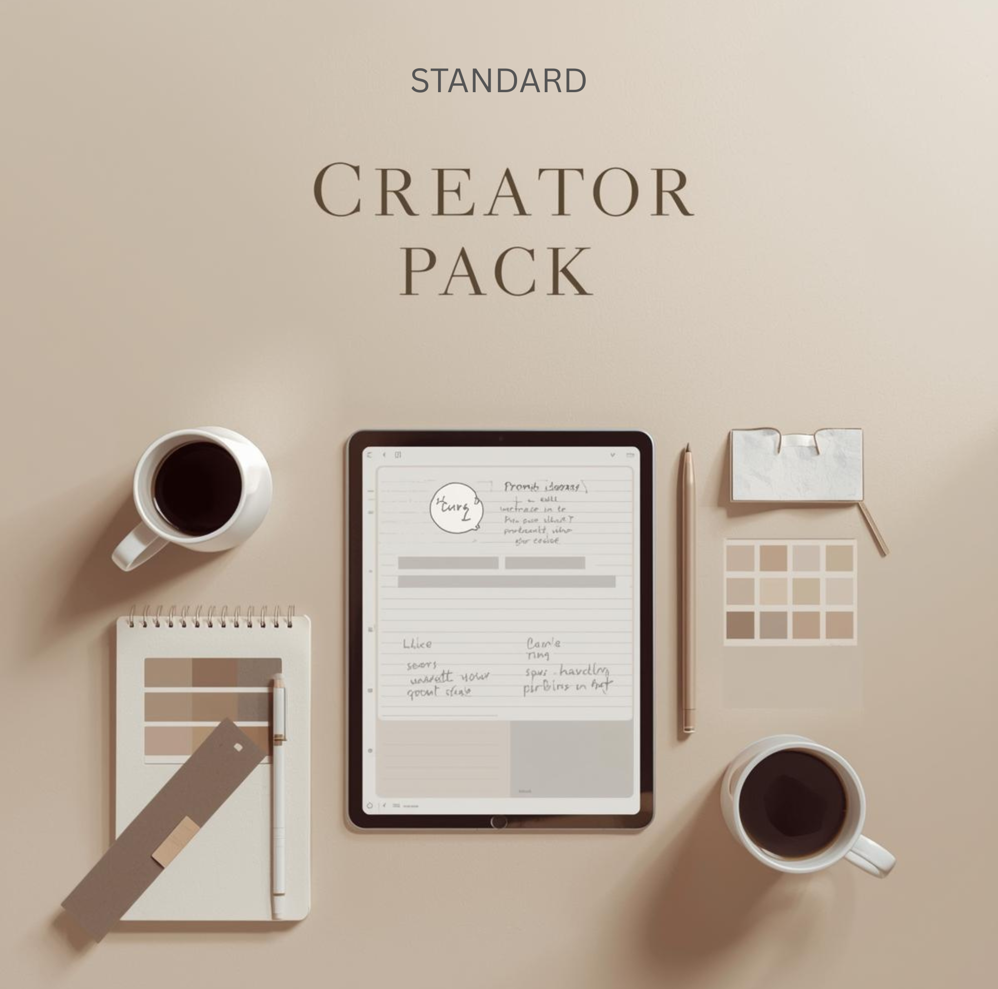 Creator Pack – lifestyle mockup